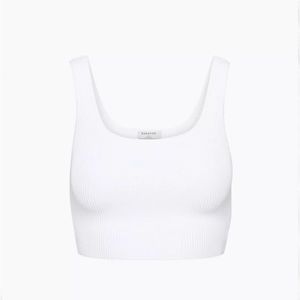 ARITZIA | Babaton Sculpt Knit Squareneck Cropped Tank